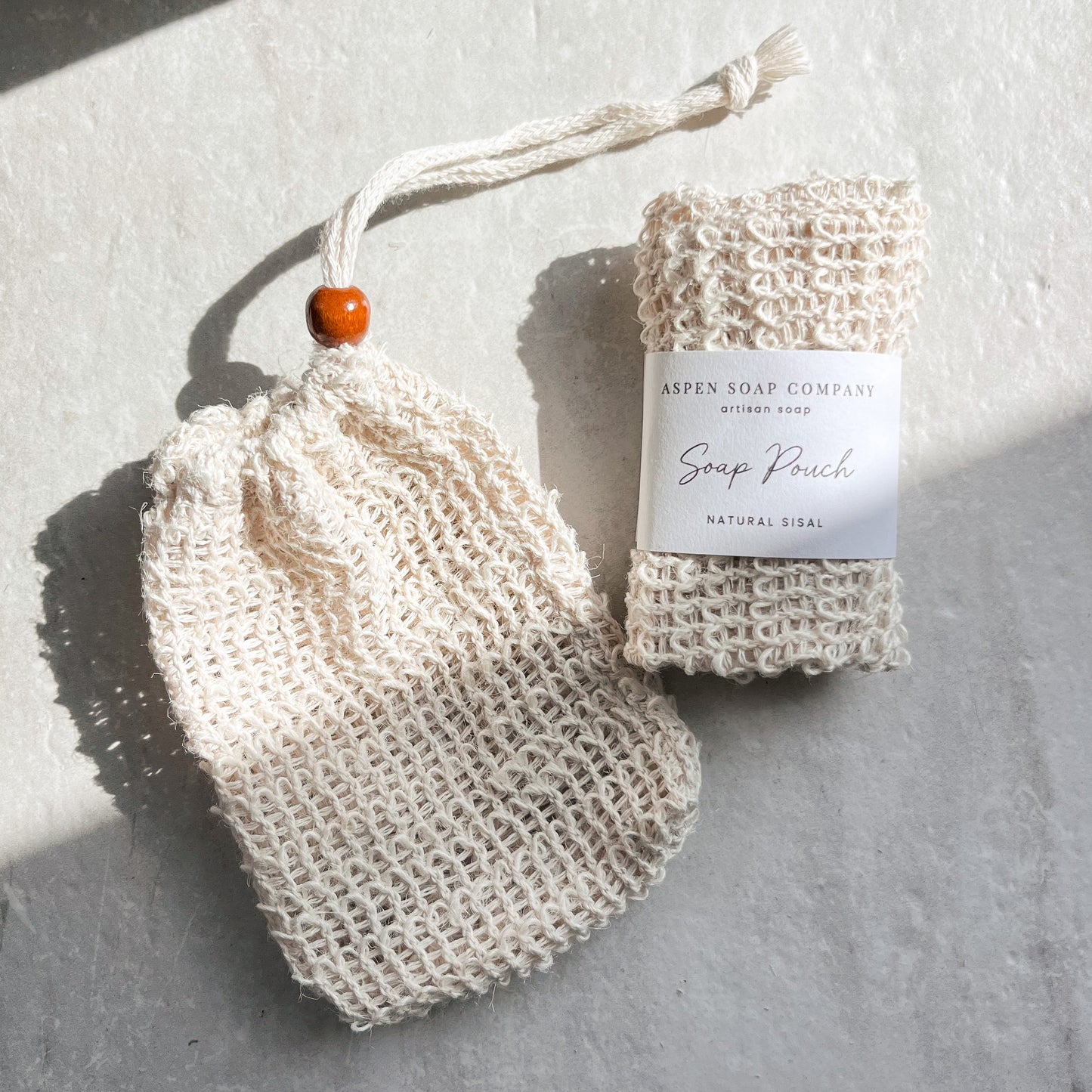 Sisal Soap Pouch