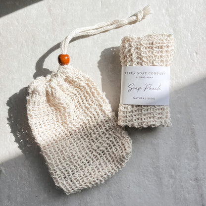 Sisal Soap Pouch